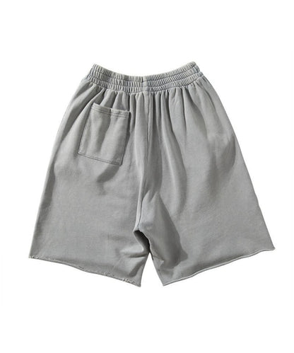 Relaxed-Fit Men's Casual Shorts with Elastic Waistband and Side Pockets for Everyday Comfort