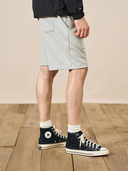 Loose Fit Casual Shorts with Elastic Waistband and Multiple Pockets