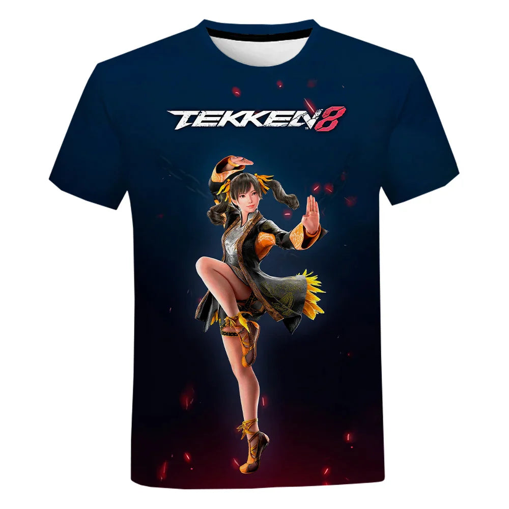 Tekken 8 3D Printed Streetwear T-Shirt