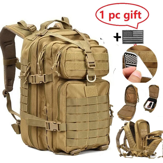 30L/50L 1000D Nylon Waterproof Backpack Outdoor Rucksacks Tactical Sports Camping Hiking Trekking Fishing Hunting Bag